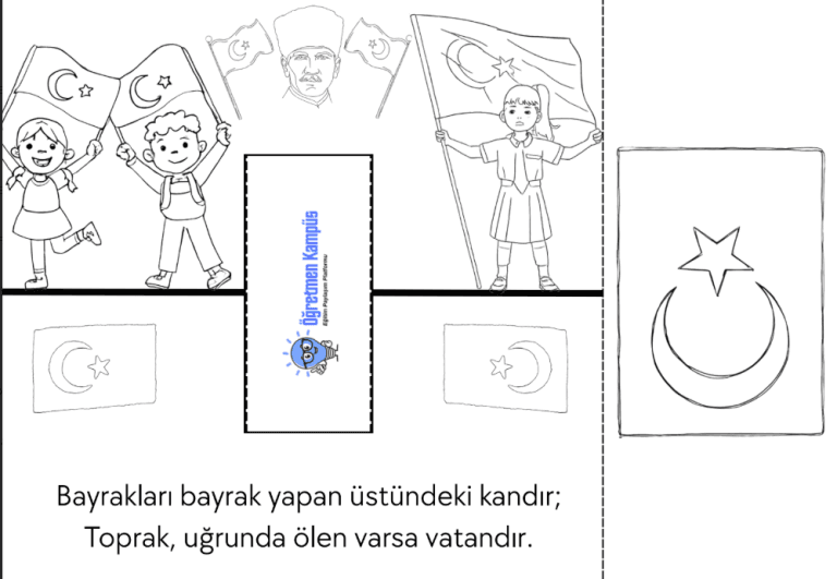 Bayrak Temalı Kart