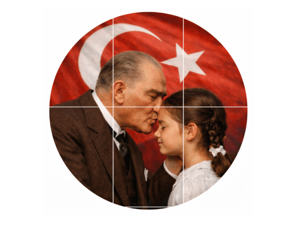 ATATÜRK VE ÇOCUK GÖRSELİ